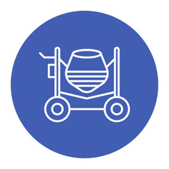 Concerete Mixer Icon