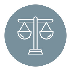 Law Scale Icon