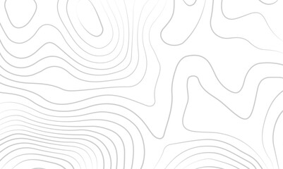 Topographic line contour map background. Abstract wavy topographic map and curved lines background. Abstract geographic wave grid line map. - obrazy, fototapety, plakaty