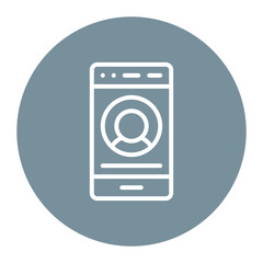 Smartphone Meeting Icon