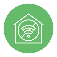 NO Wifi Home Icon