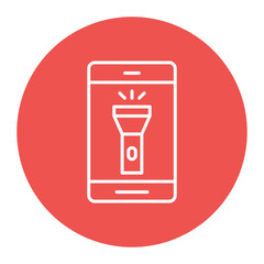 Mobile Torch Icon