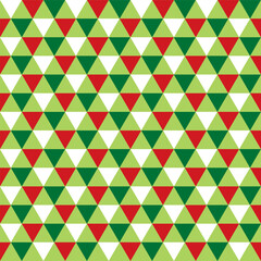 Christmas wrapping paper pattern. Seamless xmas gift wrap geometric pattern background.