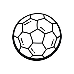 Fototapeta premium Soccer icon vector stock illustration