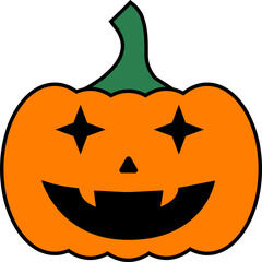 Halloween pumpkin emoticon