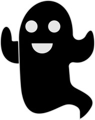 cute funny happy halloween ghost