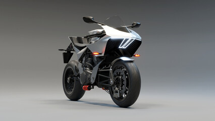 Concept 3 - 3D Motorcycle concept design