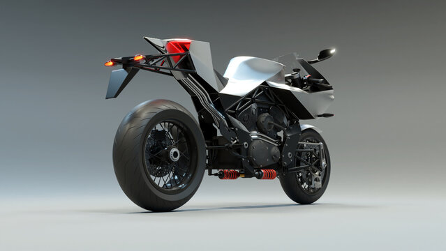 Concept 3 - 3D Motorcycle concept design