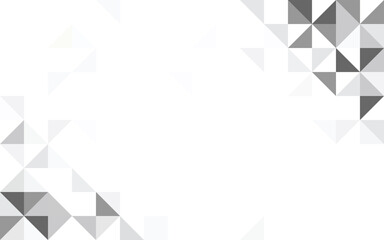 Abstract geometry triangle gray pattern on white background.vector illustration.