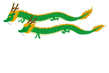 年賀状、2024年、辰年、令和6年