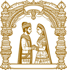 Indian wedding invitation