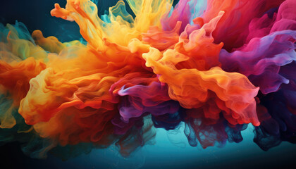 Kaleidoscopic Harmony: Colors in Motion - obrazy, fototapety, plakaty
