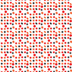 Seamless, Geometric and Organic shape Pattern