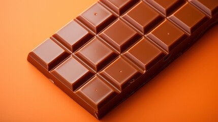 Fototapeta premium Top View Delicious Candy Chocolate Bar, Background Image, Desktop Wallpaper Backgrounds, HD