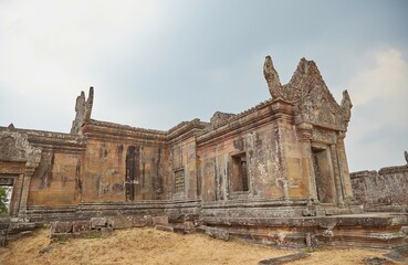 Fototapeta premium The ancient Khmer temple of Preah Vihear in Cambodia