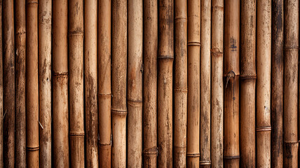 Old bamboo texture. Generative AI