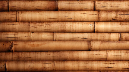 Old bamboo texture. Generative AI