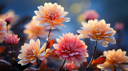 Chrysanthemum Soft Blurred Style Background, Background Image, Desktop Wallpaper Backgrounds, HD