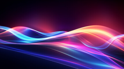 Naklejka premium Luminous Energy Flow Flux Background