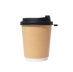 Takeaway paper cup mockup, take-away coffee mug to go png