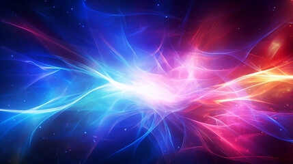 Vibrant Power Surges Energetic Flux Background