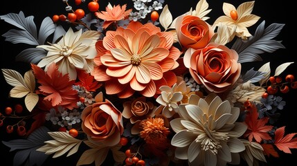 Beautiful Bouquet Flowers, Background Image, Desktop Wallpaper Backgrounds, HD