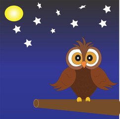 Vector Owl Art lllustrator