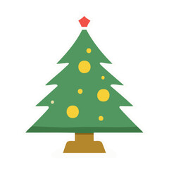 abstract christmas tree