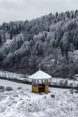 H&uuml;tte auf dem berg