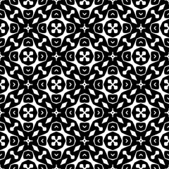 Black pattern. Seamless texture for fashion, textile design,  on wall paper, wrapping paper, fabrics and home decor. Simple repeat pattern.Abstract design.