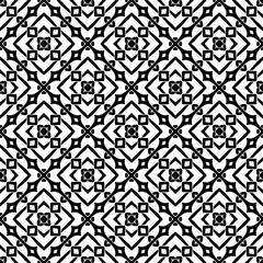 Black pattern. Seamless texture for fashion, textile design,  on wall paper, wrapping paper, fabrics and home decor. Simple repeat pattern.Abstract design.