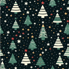 Seamless pattern of Christmas background