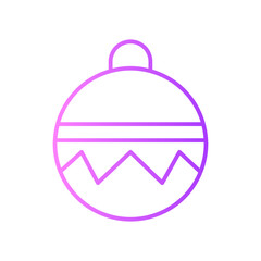 baubles gradient icon