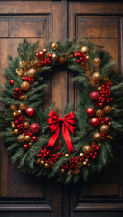 Weihnachtskranz, generated image