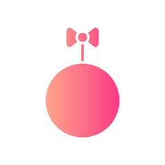 christmas decoration gradient icon