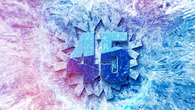 New Year Snowflake Countdown Logo Opener