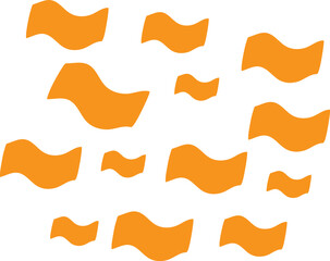 Confetti party vector  with colorful serpentine ribbons, Anniversary, celebration, greeting,