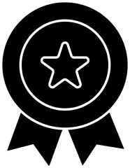 black star badge