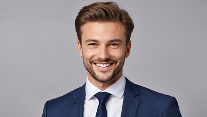 Business Male Portrait Digital Photography Professional Photo Shooting Background Design
