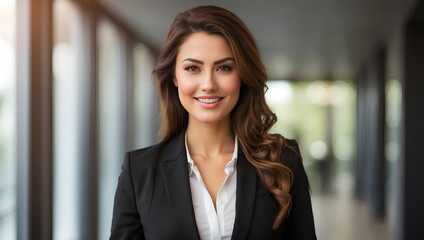 Business Woman Portrait Digital Photography Professional Photo Shooting Background Design