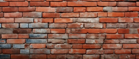 Obraz premium Background of old vintage brick wall
