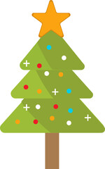 green christmas tree