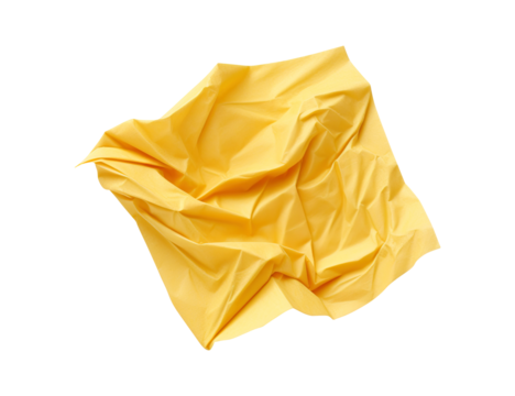 yellow sticky note wrinkled isolated on transparent background Remove png, Clipping Path, pen tool