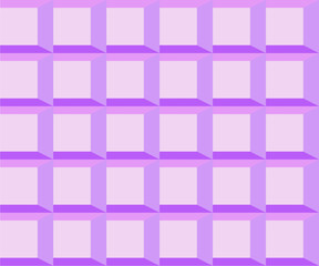 vector composition of square geometric planes with shades of purple for design needs, textiles and others
