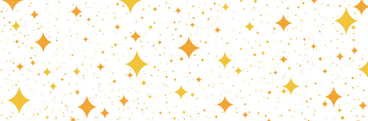 Étoiles dorées - Poussière d'étoiles filantes - Bannière pour les fêtes - Ensemble d'étoiles - Éléments vectoriels éditables - Étoiles dorées sur fond blanc - Bannière festive pour des célébrations  © Manon