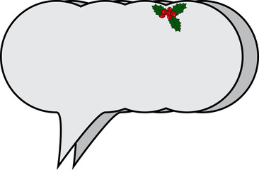 Christmas Speech Bubble