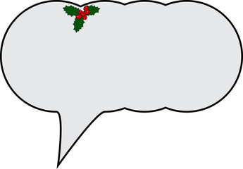 Christmas Speech Bubble