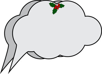 Christmas Speech Bubble
