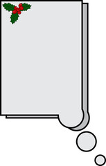 Christmas Speech Bubble