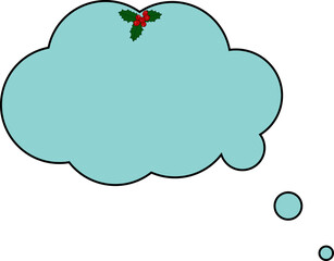 Christmas Speech Bubble